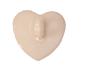 Mobile Preview: Kids button as heart out plastic in beige 14 mm 0,55 inch